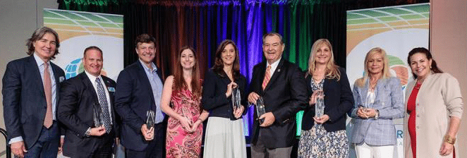 Bill Bone Presents Lifetime Leader Award to Ken Himmel